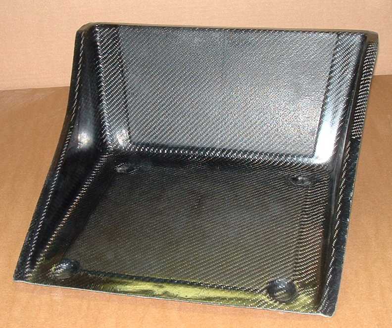 Repose pieds copilote carbone universel avec réservoir eau